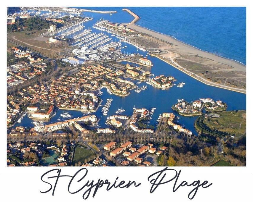 Joli T2 Avec Clim, 4/6 Personnes,500M De La Plage. Saint-Cyprien  Eksteriør bilde